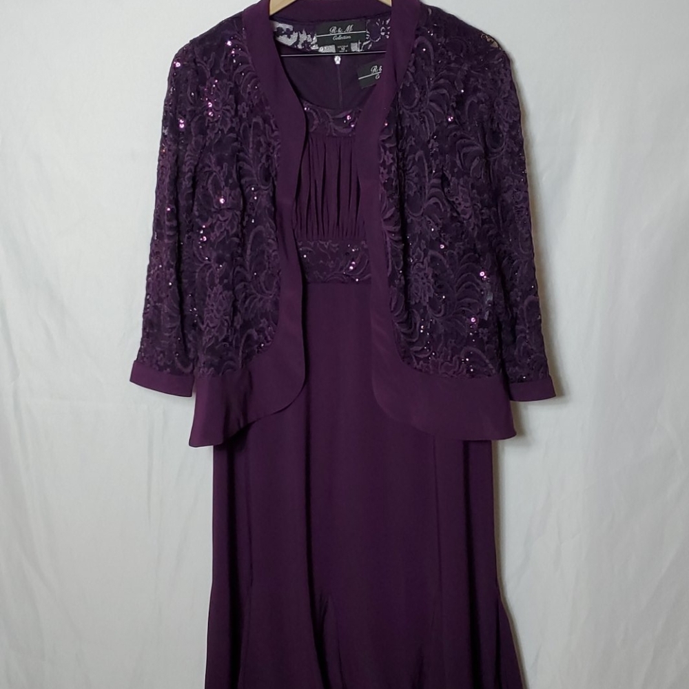 Purple Dress with Jacket